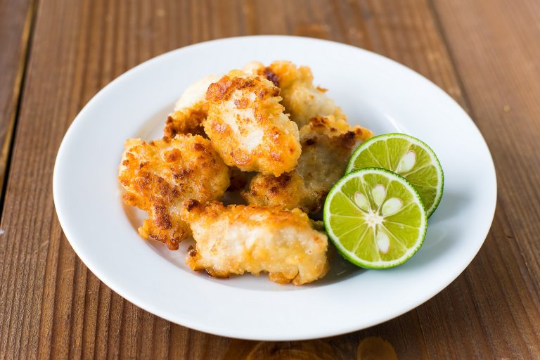 阿波すだち鶏やわらかムネ肉の塩唐揚げ